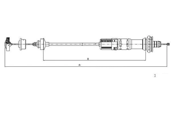 Cable Pull, clutch control (58010800)
