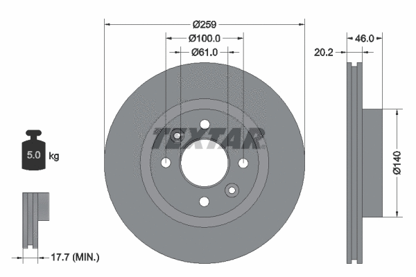 Brake Disc (92036400)