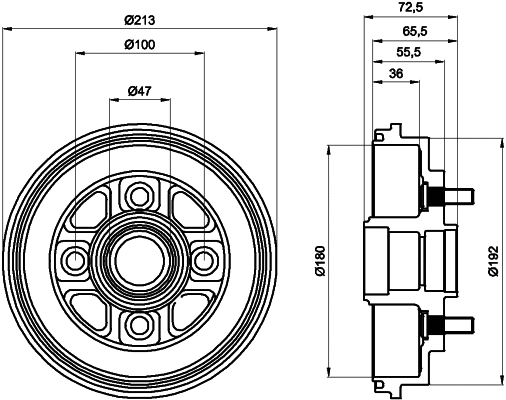 Brake Drum (94022900)