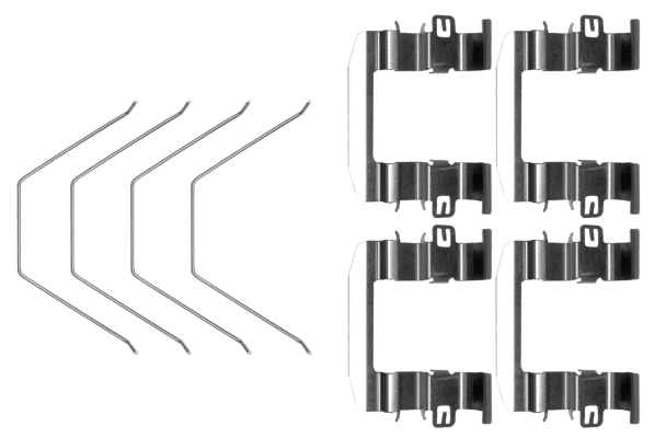 Accessory Kit, disc brake pad (82549400)