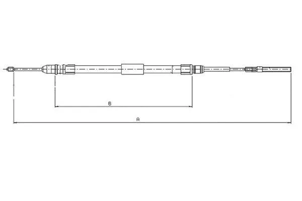 Cable Pull, parking brake (44008700)