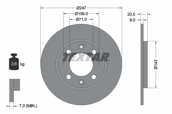 Brake Disc (92043200)