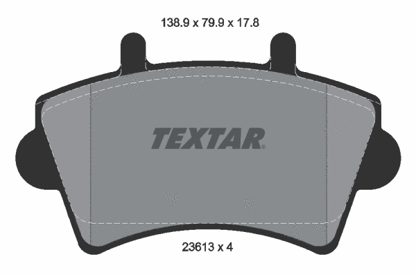 Brake Pad Set, disc brake (2361301)