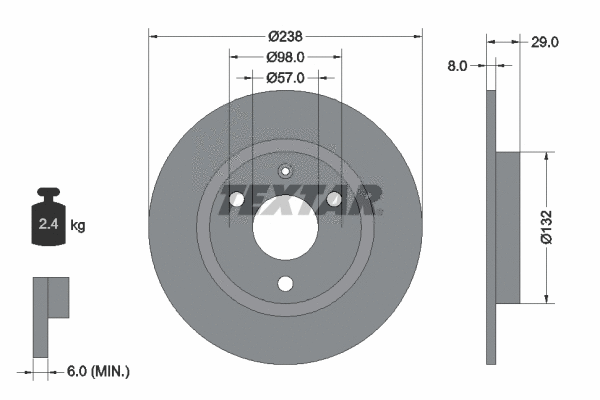 Brake Disc (92038500)