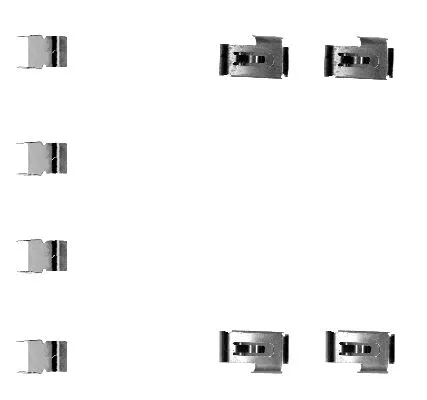 Accessory Kit, disc brake pad (82057300)