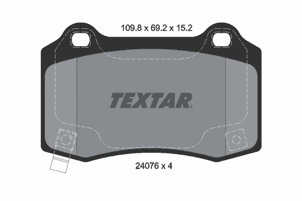 Brake Pad Set, disc brake (2407601)