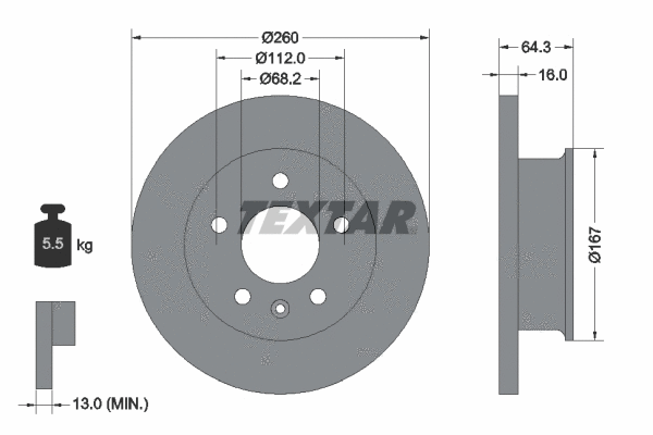 Brake Disc (92055900)