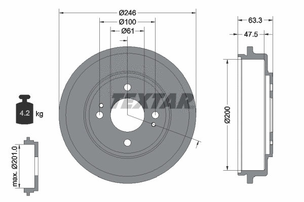 Brake Drum (94037100)