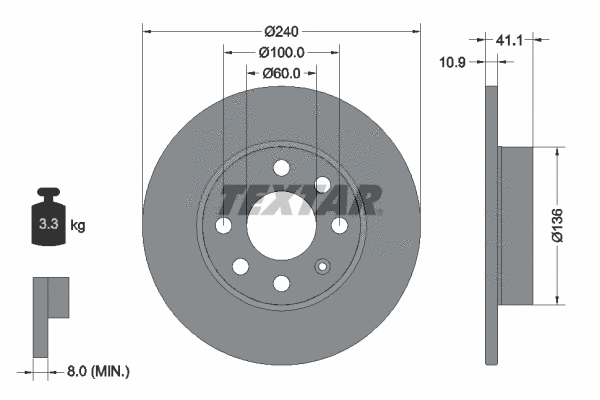Brake Disc (92111300)