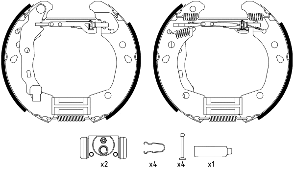 Brake Shoe Set (84062600)