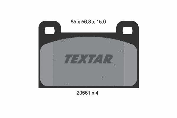 Brake Pad Set, disc brake (2056101)