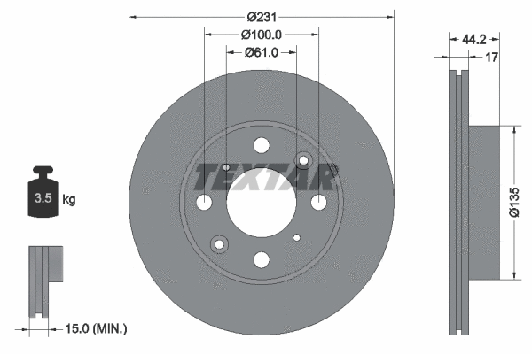 Brake Disc (92046500)