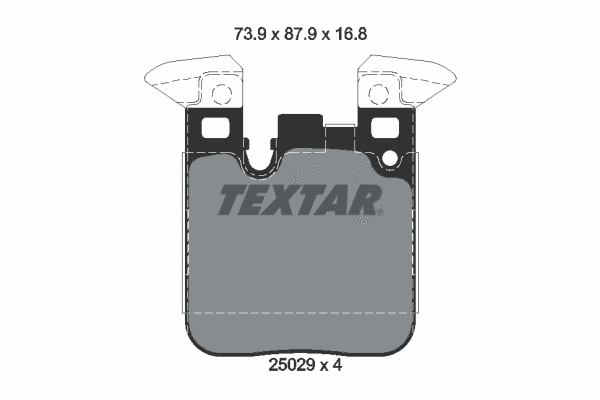 Brake Pad Set, disc brake (2502901)