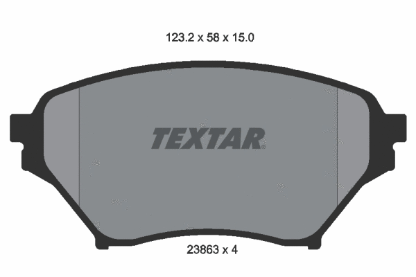 Brake Pad Set, disc brake (2386301)