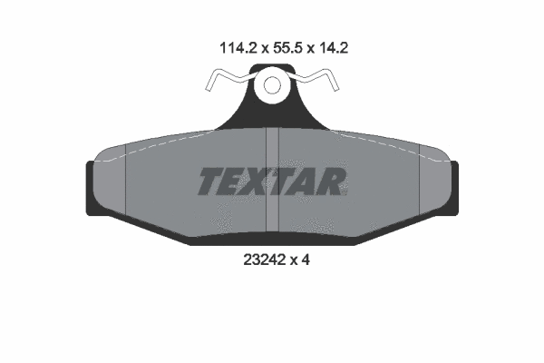 Brake Pad Set, disc brake (2324204)