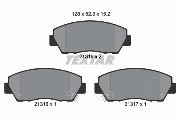 Brake Pad Set, disc brake (2131501)
