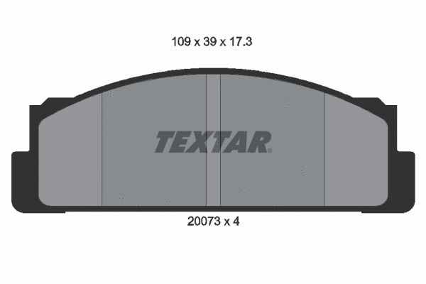 Brake Pad Set, disc brake (2007304)