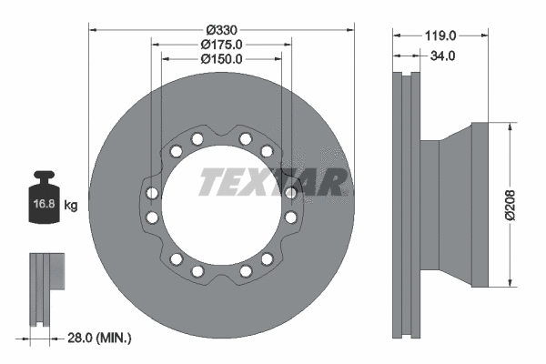 Brake Disc (93187800)