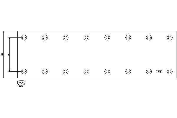 Brake Lining Kit, drum brake (1748109)