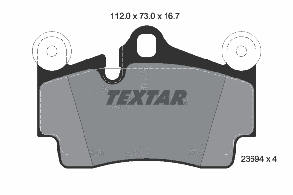 Brake Pad Set, disc brake (2369402)
