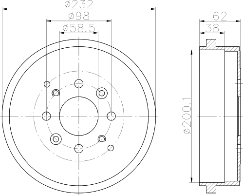 Brake Drum (94013900)
