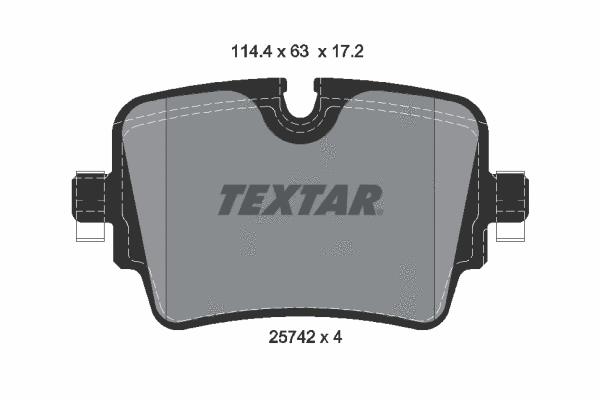 Brake Pad Set, disc brake (2574201)
