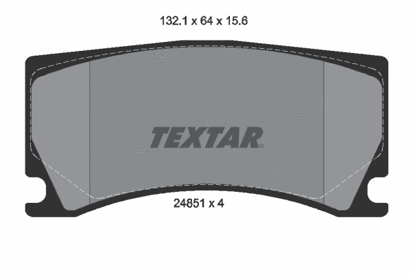 Brake Pad Set, disc brake (2485101)