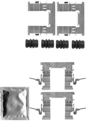 Accessory Kit, disc brake pad (82514800)