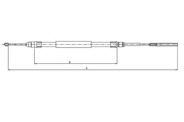 Cable Pull, parking brake (44008900)