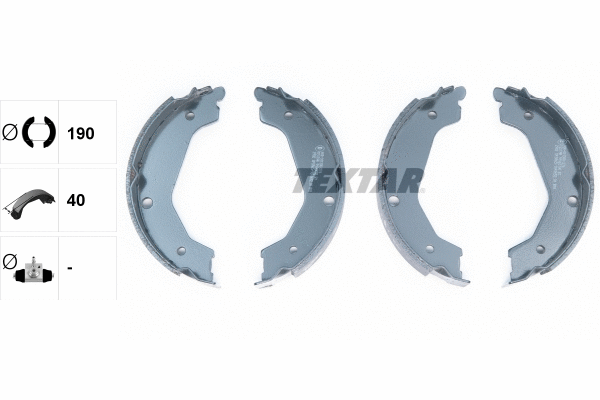 Brake Shoe Set, parking brake