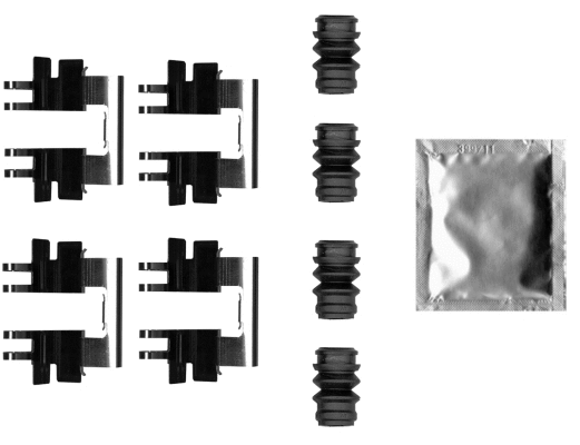Accessory Kit, disc brake pad (82550800)