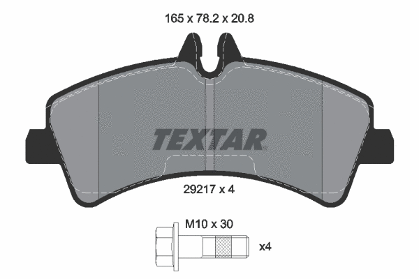 Brake Pad Set, disc brake (2921702)