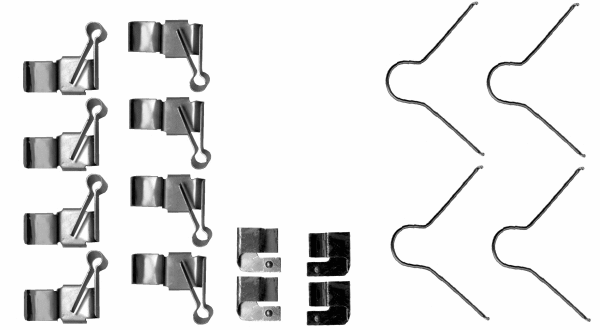 Accessory Kit, disc brake pad (82547400)