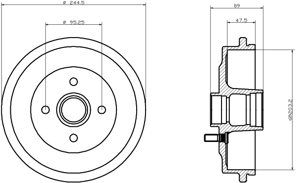 Brake Drum (94016500)