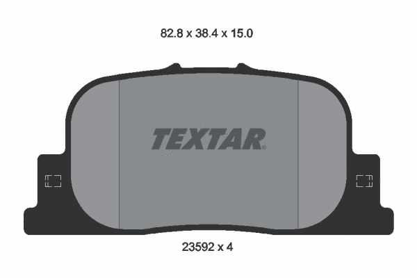 Brake Pad Set, disc brake (2359201)