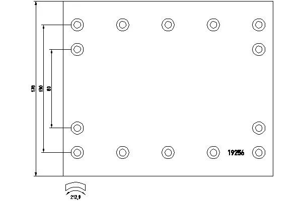 Brake Lining Kit, drum brake (1925602)
