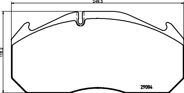 Brake Pad Set, disc brake (2908402)