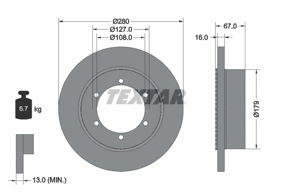 Brake Disc (92304003)