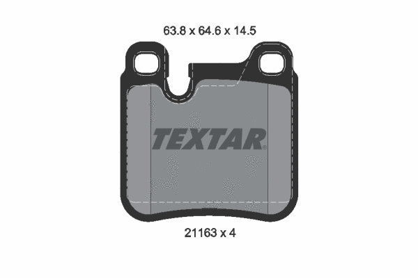 Brake Pad Set, disc brake (2116301)