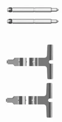 Accessory Kit, disc brake pad (82501900)