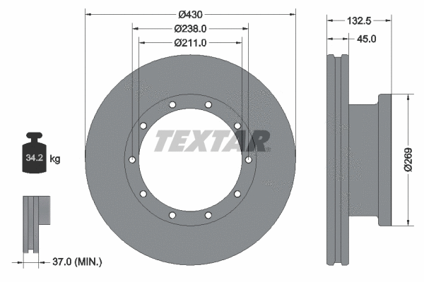Brake Disc (93087900)