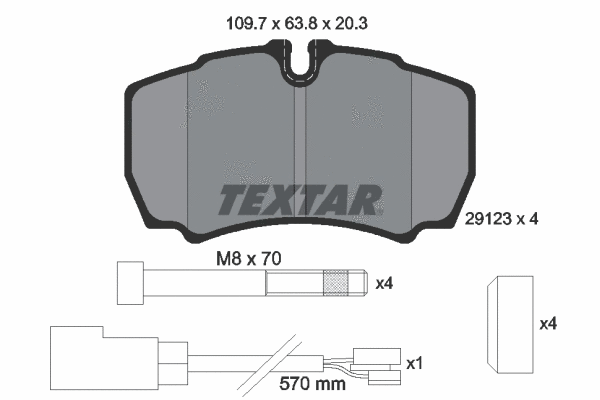 Brake Pad Set, disc brake