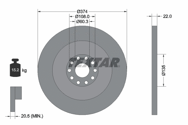 Brake Disc (93066400)