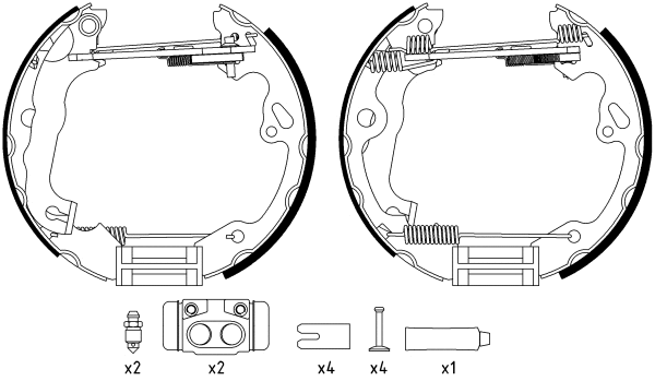 Brake Shoe Set (84052501)