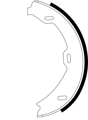 Brake Shoe Set, parking brake