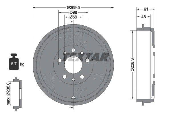 Brake Drum (94045300)