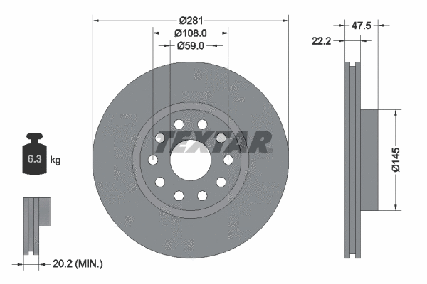 Brake Disc (92093800)