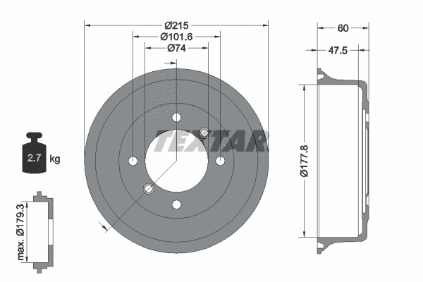 Brake Drum (94017100)