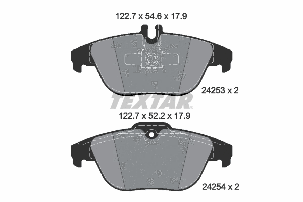 Brake Pad Set, disc brake (2425381)