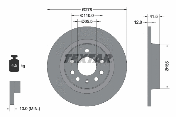 Brake Disc (92118500)